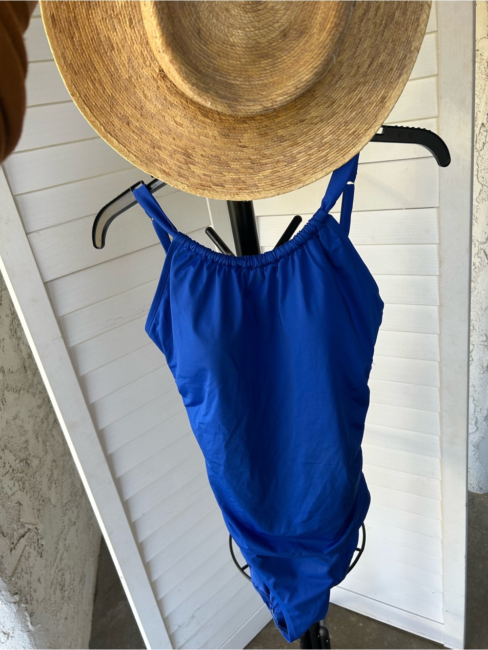 Jantzen Royal Blue Women One-Piece Swimsuit
